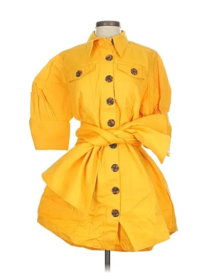 Pre-owned Acler Casual Dress In Yellow