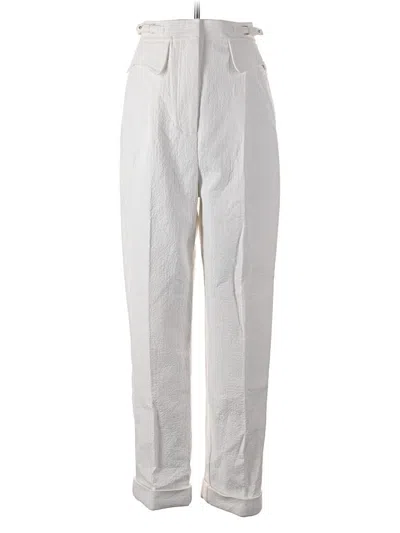 Pre-owned Acler Casual Pants In Ivory