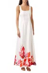 Acler Chapelhill Maxi Dress In Wildberry Bloom Print In Multi