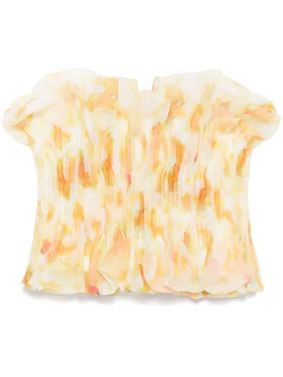 Acler Clements Top In Yellow