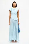 Acler Cornmore Midi Dress In Blue