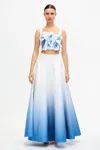 Acler Cragiburne Skirt In Blue