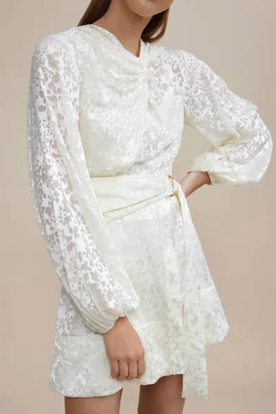 Acler Cream Burling Dress In White