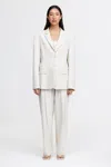 Acler Croxby Jacket In White