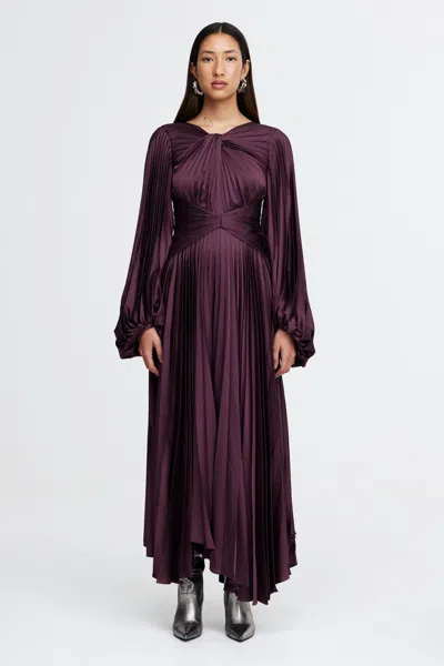 Acler Dailley Midi Dress In Purple