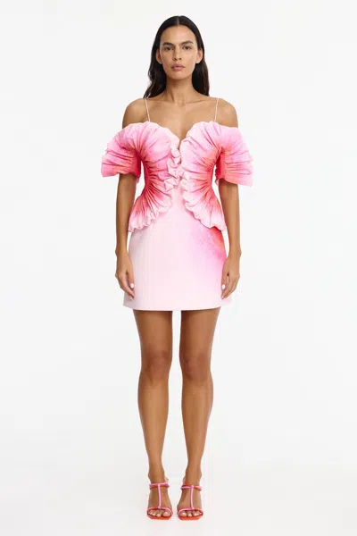 Acler Darnhill Mini Dress In Pink