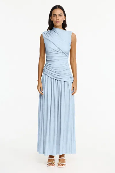 Acler Deanhill Maxi Dress In Blue
