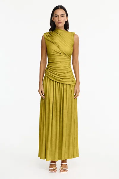 Acler Deanhill Maxi Dress In Green