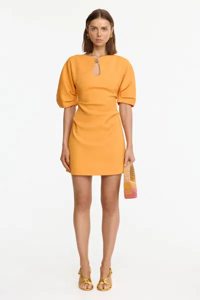 Acler Dingsey Mini Dress In Orange