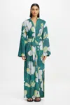 Acler Doverly Maxi Dress In Green