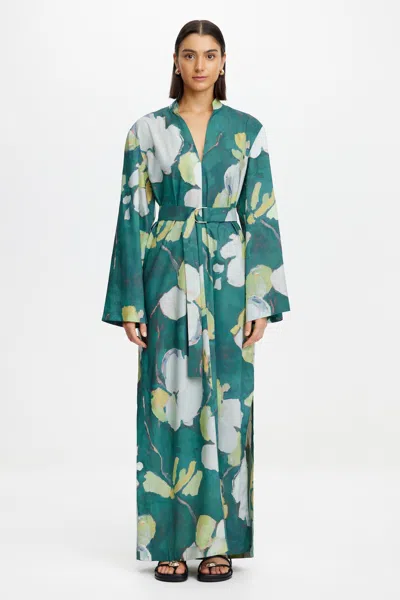Acler Doverly Maxi Dress In Green