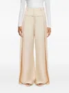 Acler Draped-panelled Palazzo Pants In Neutral