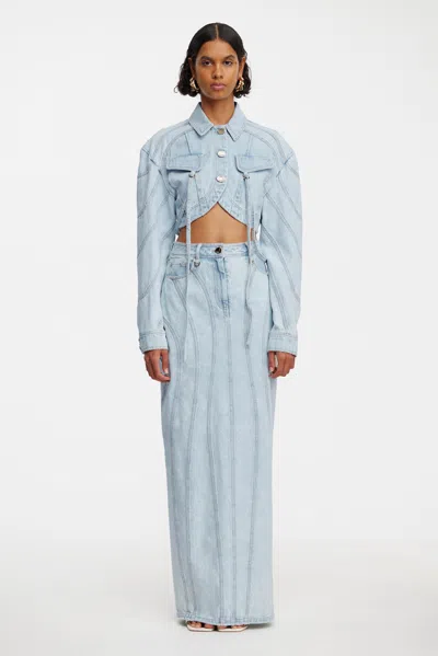 Acler Eagleton Jacket In Blue