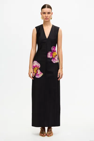 Acler Eastonhill Maxi Dress In Black