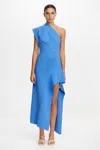 Acler Eddington Midi Dress In Blue