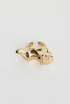 Acler Elford Double Ring In Gold