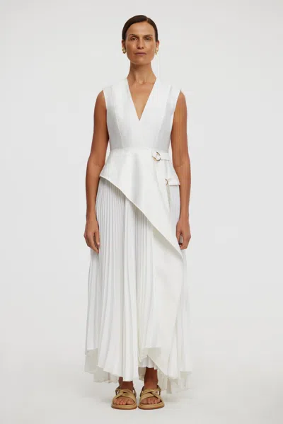 Acler Ellenbrook Maxi Dress In White