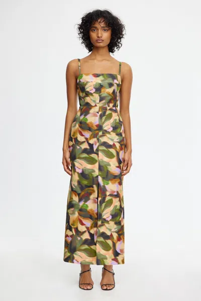 Acler Elmstead Midi Dress In Multi