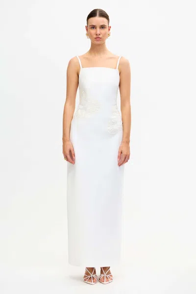 Acler Elphin Maxi Dress In White