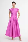 Acler Emery Midi Dress In Pink