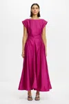 Acler Emery Midi Dress In Purple