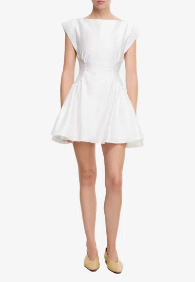 Acler Emery Mini Dress In White