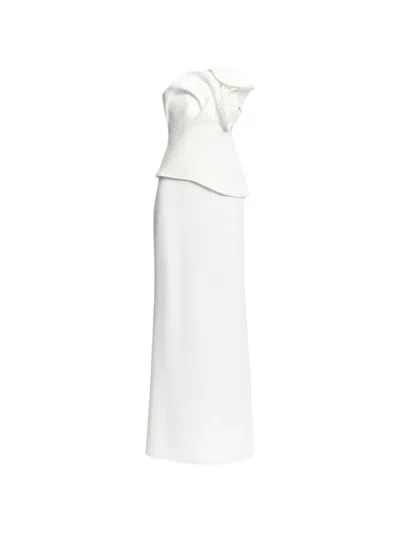 Acler Esher Maxi Dress In White