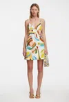 Acler Essex Mini Dress In Multi