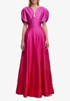 Acler Evanton Ombre Maxi Dress In Pink