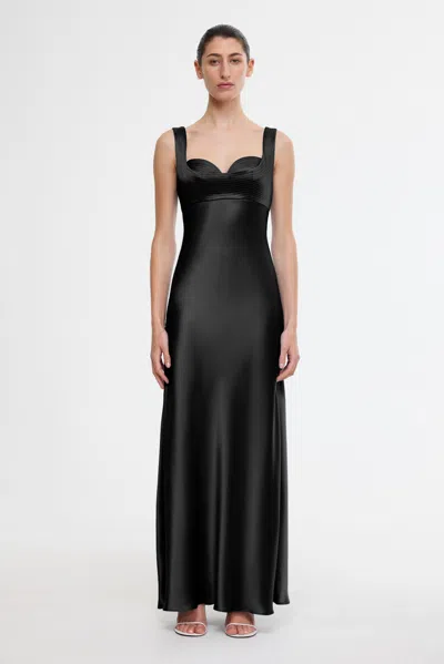 Acler Fagan Maxi Dress In Black