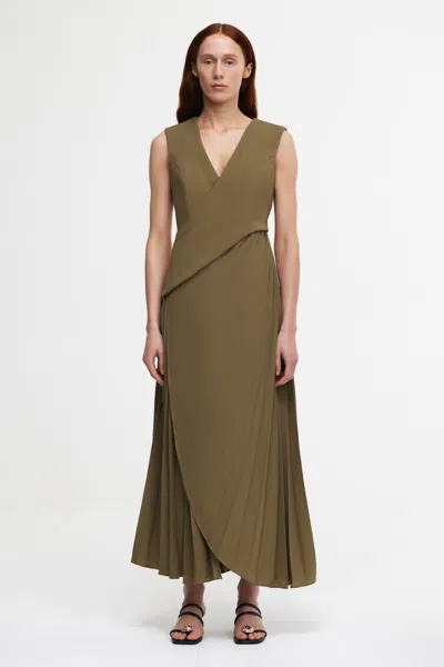 Acler Fairfield Maxi Dress In Green
