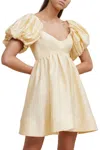 Acler Fairford Dress In Buttermilk In Multi