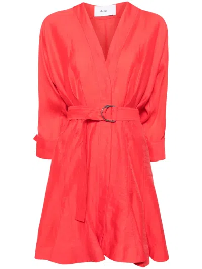 Acler Fairy Hill Dress In Red