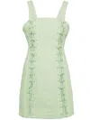 Acler Ferguson Mini Dress In Green