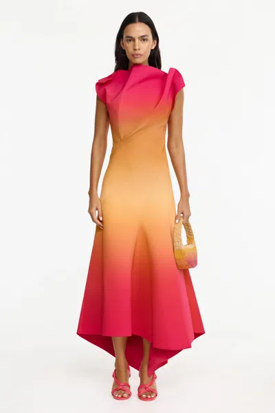 Acler Filton Maxi Dress In Orange