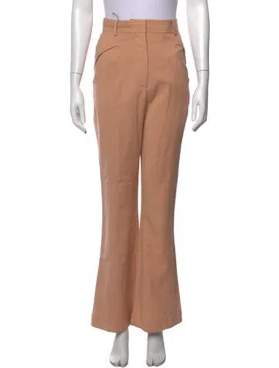 Pre-owned Acler Flared Pants In Neutrals
