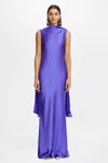 Acler Fleeden Maxi Dress In Blue