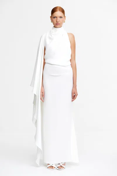 Acler Flintshire Maxi Dress In White