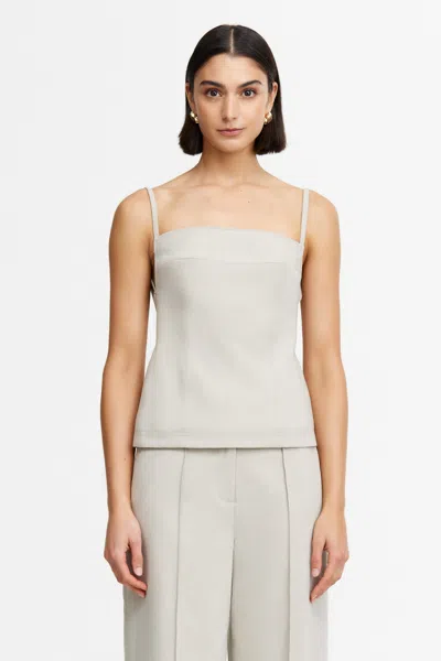 Acler Folie Top In Gray