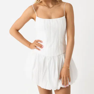 Acler Folkestone Sleeveless Minidress In Ivory