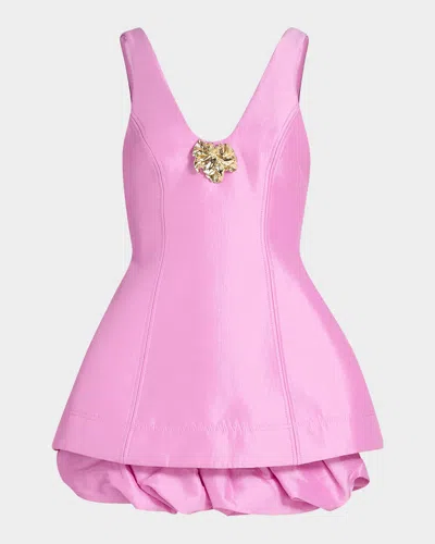 Acler Forever Young Dorval Mini Dress In Pink