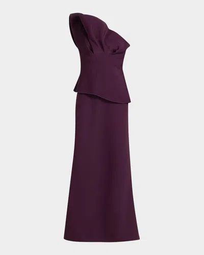 Acler Forever Young Lugano Maxi Dress In Purple