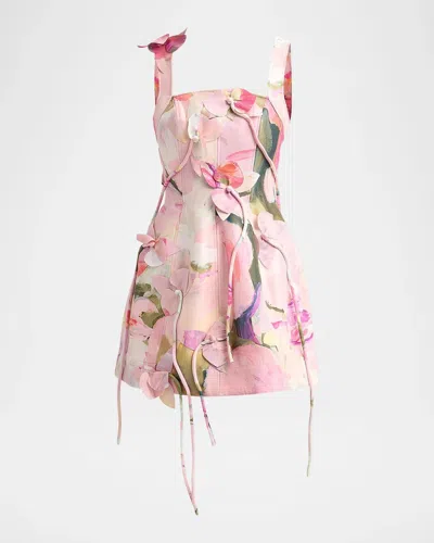Acler Forever Young Reeve Mini Dress In Pink