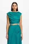 Acler Freston Top In Green