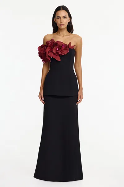 Acler Garlands Maxi Skirt In Black