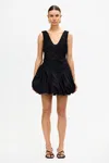 Acler Gerrans Mini Dress In Black