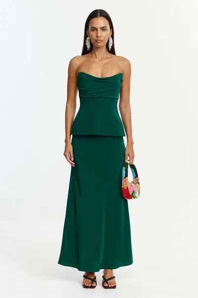 Acler Gilwell Maxi Dress In Green