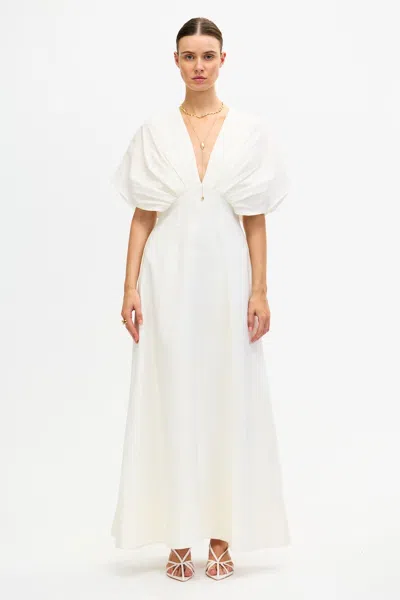 Acler Glamorgan Maxi Dress In White