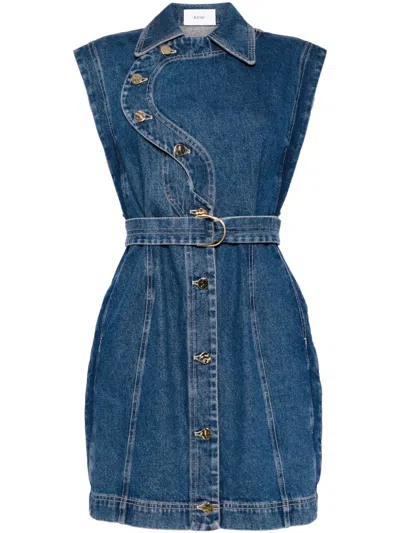 Acler Glefern Mini-dress In Blue