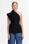 Acler Grovehill Top In Black
